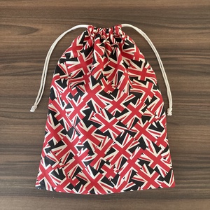 Angol kenyeres zsák, pamutvászon frissentartó PUL béléssel - zászlós, London - táska & tok - bevásárlás & shopper táska - kenyeres zsák - Meska.hu