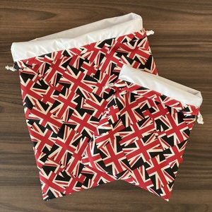 Angol kenyeres zsák szett, pamutvászon frissentartó PUL béléssel - London, brit zászlós - táska & tok - bevásárlás & shopper táska - kenyeres zsák - Meska.hu