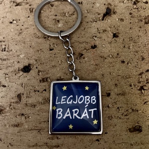 Legjobb Barátnő, Legjobb Barát nemesacél kulcstartó, táskadísz - táska & tok - kulcstartó & táskadísz - kulcstartó - Meska.hu