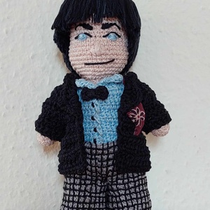 Második Doktor amigurumi figura (Ki vagy, doki? / Doctor Who), Játék & Sport, Plüssállat & Játékfigura, Más figura, Horgolás, MESKA