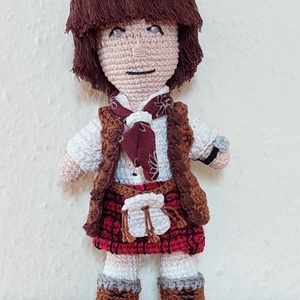 Jamie McCrimmon amigurumi figura (Ki vagy, doki? / Doctor Who), Játék & Sport, Plüssállat & Játékfigura, Más figura, Horgolás, MESKA