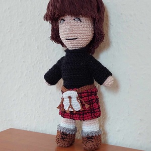 Jamie McCrimmon amigurumi figura (Ki vagy, doki? / Doctor Who) - játék & sport - plüssállat & játékfigura - más figura - Meska.hu