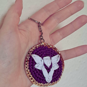 Kulcstartó (inspiráció: Dragon Age Veilguard), Táska & Tok, Kulcstartó & Táskadísz, Kulcstartó, Horgolás, MESKA