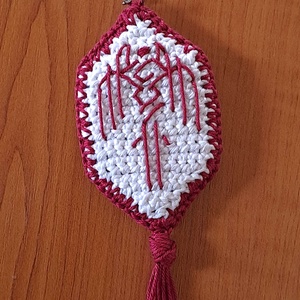 Horgolt kulcstartó (inspiráció: Dragon Age 2) - Meska.hu