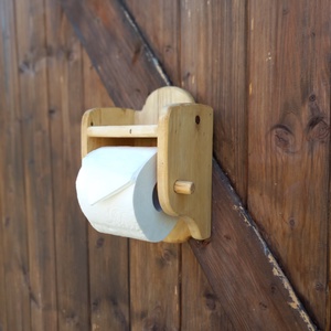 Wc papír tartó íves  - otthon & életmód - fürdőszoba - fürdőszobai tároló - Meska.hu