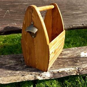 Sörös rekesz - hordó alakú 6db 0,5l sörnek, sörnyitóval - otthon & életmód - konyhafelszerelés, tálalás - italos kellékek - sörtartó - Meska.hu