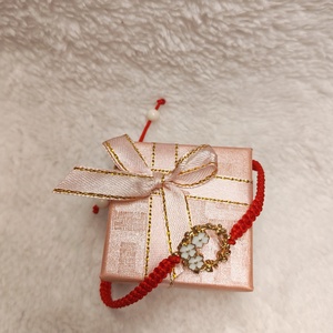 Handmade karkötő � Love Bloom (Red) - ékszer - karkötő - karkötő medállal - Meska.hu