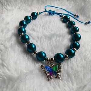 Handmade karkötő � Pillangó, Ékszer, Karkötő, Gyöngyös karkötő, Csomózás, Ékszerkészítés, MESKA