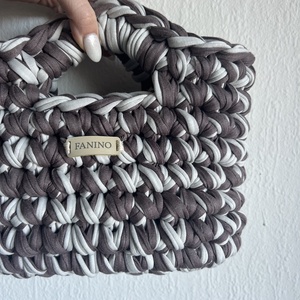 FANINO kézitáska - szürke - táska & tok - kézitáska & válltáska - válltáska - Meska.hu