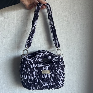 FANINO kézitáska hosszú pánttal- lila  - táska & tok - kézitáska & válltáska - válltáska - Meska.hu