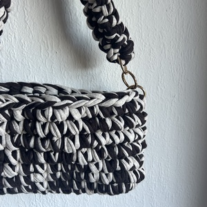 FANINO válltáska - barna és krémszínű  - táska & tok - kézitáska & válltáska - válltáska - Meska.hu