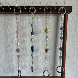 Gyöngyös táska dísz/charm/kulcstartó, Táska & Tok, Kulcstartó & Táskadísz, Kulcstartó, Gyöngyfűzés, gyöngyhímzés, MESKA