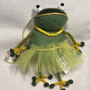 Balerina béka - játék & sport - plüssállat & játékfigura - béka - Meska.hu