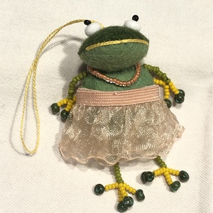 Balerina béka - játék & sport - plüssállat & játékfigura - béka - Meska.hu