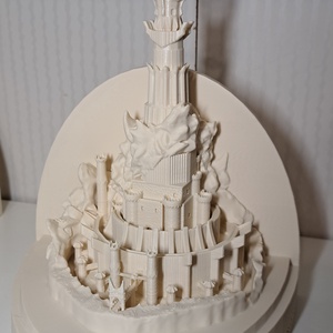 Barad Dur-Sauron erődje Gyűrűk Ura könyvtámasz/szobor, Otthon & Életmód, Dekoráció, Asztal és polc dekoráció, Könyvszobor, Mindenmás, MESKA