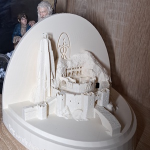 Helm szurdok Gyűrűk Ura könyvtámasz/szobor - otthon & életmód - dekoráció - asztal és polc dekoráció - könyvszobor - Meska.hu