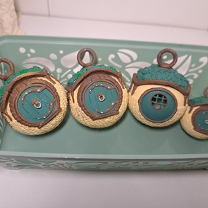 Gyűrűk Ura Hobbit házikó dísz, karácsonyfadísz - karácsony - karácsonyi lakásdekoráció - karácsonyfadíszek - Meska.hu