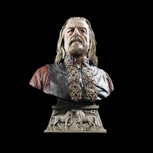 Gyűrűk Ura Theoden király mellszobor - otthon & életmód - dekoráció - asztal és polc dekoráció - könyvszobor - Meska.hu