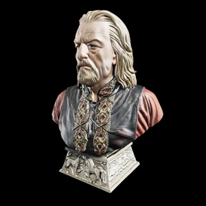 Gyűrűk Ura Theoden király mellszobor - otthon & életmód - dekoráció - asztal és polc dekoráció - könyvszobor - Meska.hu