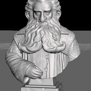 Gyűrűk Ura Hobbit Balin a törp mellszobor, Otthon & Életmód, Dekoráció, Asztal és polc dekoráció, Könyvszobor, Mindenmás, MESKA