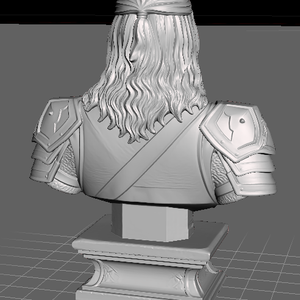 Gyűrűk Ura Hobbit Eomer mellszobor - otthon & életmód - dekoráció - asztal és polc dekoráció - könyvszobor - Meska.hu