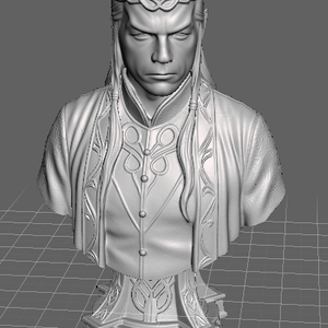 Gyűrűk Ura Hobbit Elrond tündekirály mellszobor, Otthon & Életmód, Dekoráció, Asztal és polc dekoráció, Könyvszobor, Mindenmás, MESKA