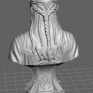 Gyűrűk Ura Hobbit Elrond tündekirály mellszobor - otthon & életmód - dekoráció - asztal és polc dekoráció - könyvszobor - Meska.hu