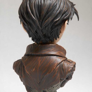 Attack on Titan Eren Yeager mellszobor - otthon & életmód - dekoráció - asztal és polc dekoráció - könyvszobor - Meska.hu