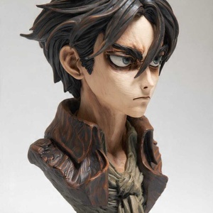 Attack on Titan Eren Yeager mellszobor - otthon & életmód - dekoráció - asztal és polc dekoráció - könyvszobor - Meska.hu