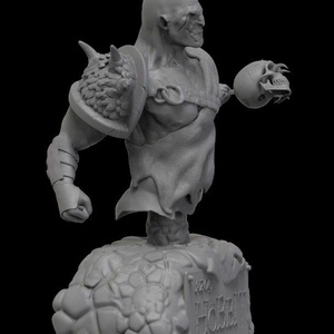 Gyűrűk Ura Hobbit Azog az ork mellszobor - otthon & életmód - dekoráció - asztal és polc dekoráció - könyvszobor - Meska.hu