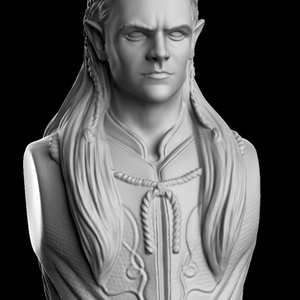 Gyűrűk Ura Hobbit Legolas a tünde mellszobor, Otthon & Életmód, Dekoráció, Asztal és polc dekoráció, Könyvszobor, Mindenmás, MESKA