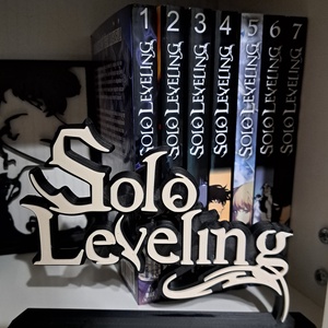 Solo Leveling feliratos könyvtámasz, asztaldísz - Meska.hu