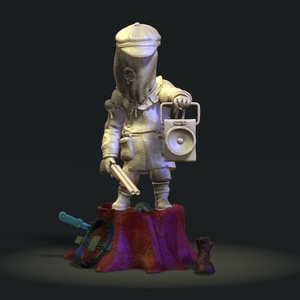 Little Nightmares Hunter szobor, Otthon & Életmód, Dekoráció, Asztal és polc dekoráció, Könyvszobor, Festett tárgyak, Mindenmás, MESKA