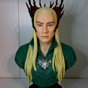 Gyűrűk Ura Hobbit Thranduil király mellszobor - Meska.hu