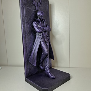 Solo Leveling Sung Jin Woo könyvtámasz/figura, asztaldísz - otthon & életmód - dekoráció - asztal és polc dekoráció - könyvtámasz - Meska.hu