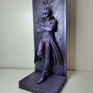 Solo Leveling Sung Jin Woo könyvtámasz/figura, asztaldísz - otthon & életmód - dekoráció - asztal és polc dekoráció - könyvtámasz - Meska.hu