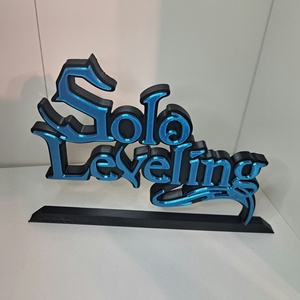 Solo Leveling feliratos könyvtámasz, asztaldísz - otthon & életmód - dekoráció - asztal és polc dekoráció - könyvtámasz - Meska.hu