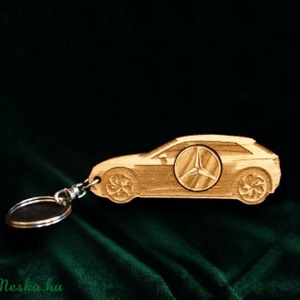 Kulcstartó Mercedes!, Táska & Tok, Kulcstartó, Kulcstartó & Táskadísz, Famegmunkálás, Mindenmás, Meska