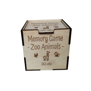 Memóriajáték_ZooAnimals - játék & sport - készségfejlesztő és logikai játék - memória játékok - Meska.hu