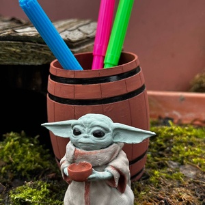 Baby Yoda tolltartó - Meska.hu