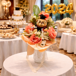 Ballagási emlékcsokor - otthon & életmód - virágdekoráció - virágok - virágcsokor - Meska.hu