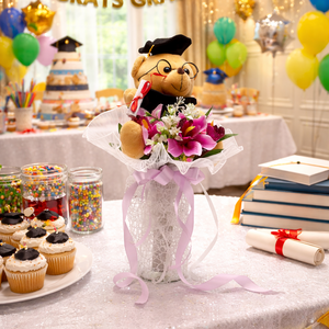 Ballagási ajándék, ami mosolyt csal az arcokra ���� - otthon & életmód - virágdekoráció - virágok - virágcsokor - Meska.hu