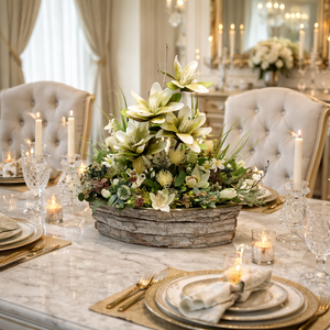  Rusztikus virágkompozíció � természetes elegancia otthonodba  - otthon & életmód - virágdekoráció - virágok - virágbox - Meska.hu