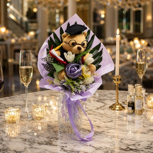 �� Stílusos ballagási ajándék egy csipetnyi bájjal � - otthon & életmód - virágdekoráció - virágok - virágcsokor - Meska.hu