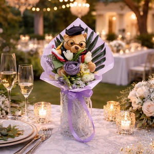 �� Stílusos ballagási ajándék egy csipetnyi bájjal � - otthon & életmód - virágdekoráció - virágok - virágcsokor - Meska.hu