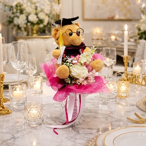 �� Ballagó macis virágcsokor � vidám és maradandó ajándék �� - otthon & életmód - virágdekoráció - virágok - virágcsokor - Meska.hu