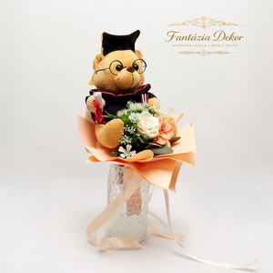 �� Ballagási macis csokor � különleges ajándék emlékbe �� - otthon & életmód - virágdekoráció - virágok - virágbox - Meska.hu