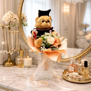 �� Ballagási macis csokor � különleges ajándék emlékbe �� - otthon & életmód - virágdekoráció - virágok - virágbox - Meska.hu