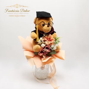  Ballagási csokor macival  - Meska.hu