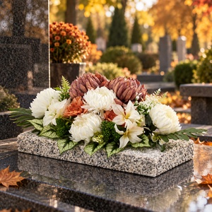 Prémium kegyeleti sírdekoráció � elegáns, időtálló emlék - otthon & életmód - vallás - temetkezési tárgy - sírdísz, kegyeleti dísz - Meska.hu
